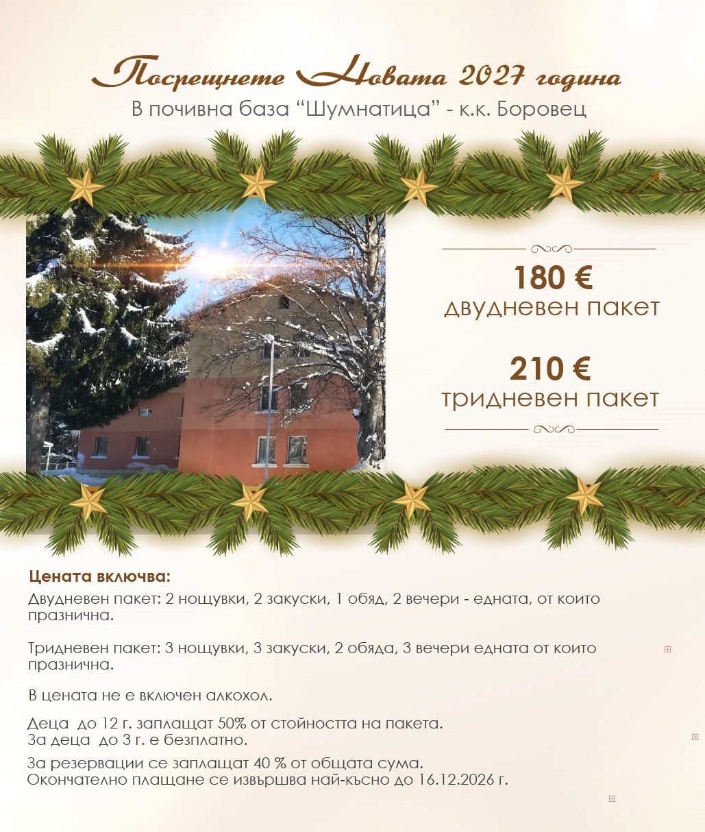 Посрещнете Новата година сред красотата на Рила!